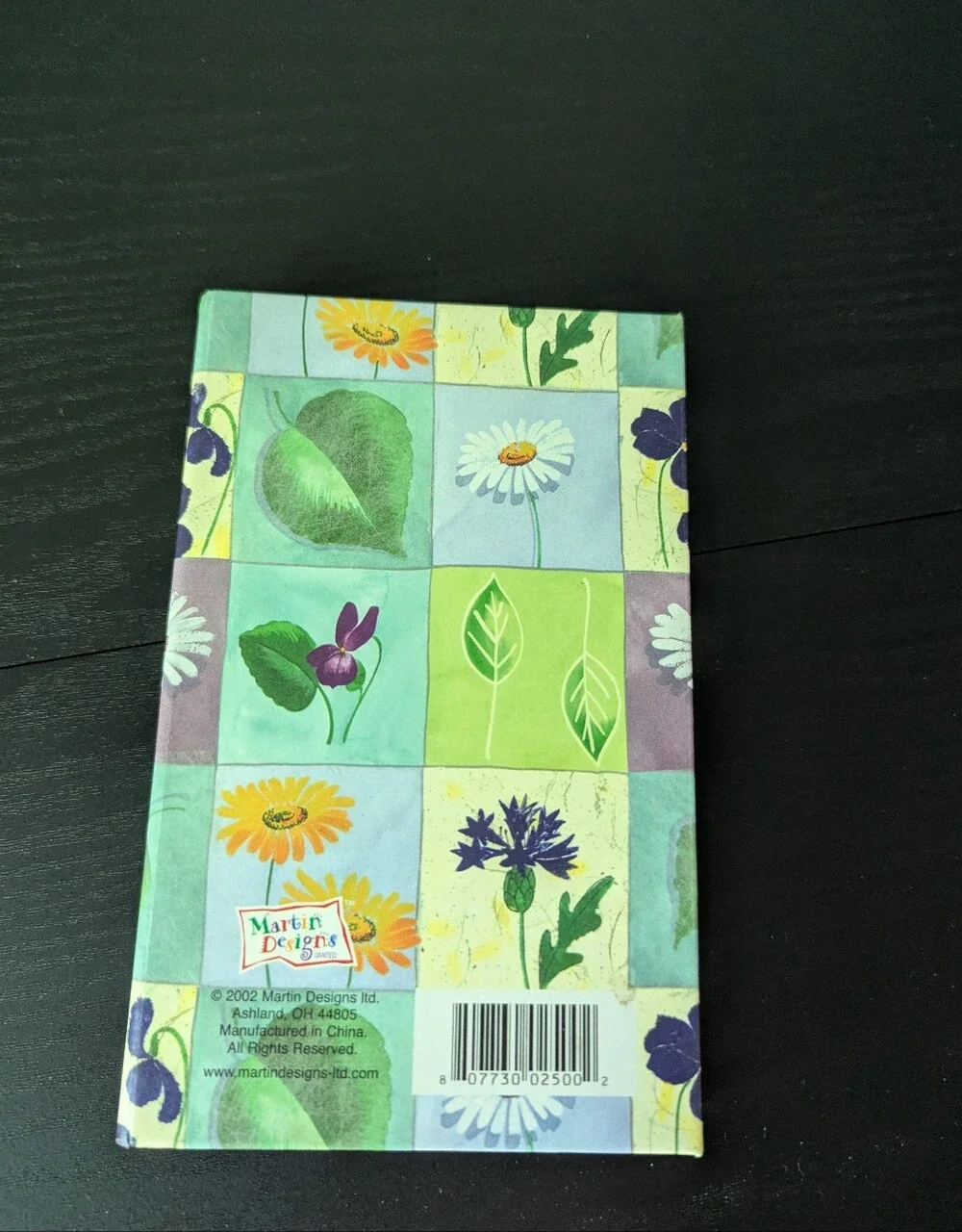 Y2K 2000s 2002 Compact Organizer/Day Planner Address Book Notes Floral Magnet